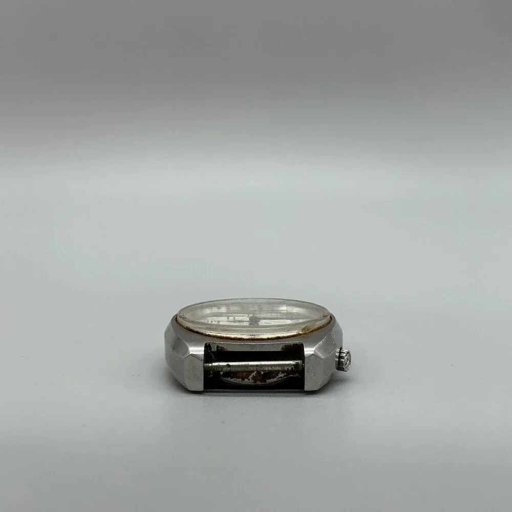 Vintage Bulova Accutron Railroad Mark IV Mens Watch 36mm Cream Dial For Parts